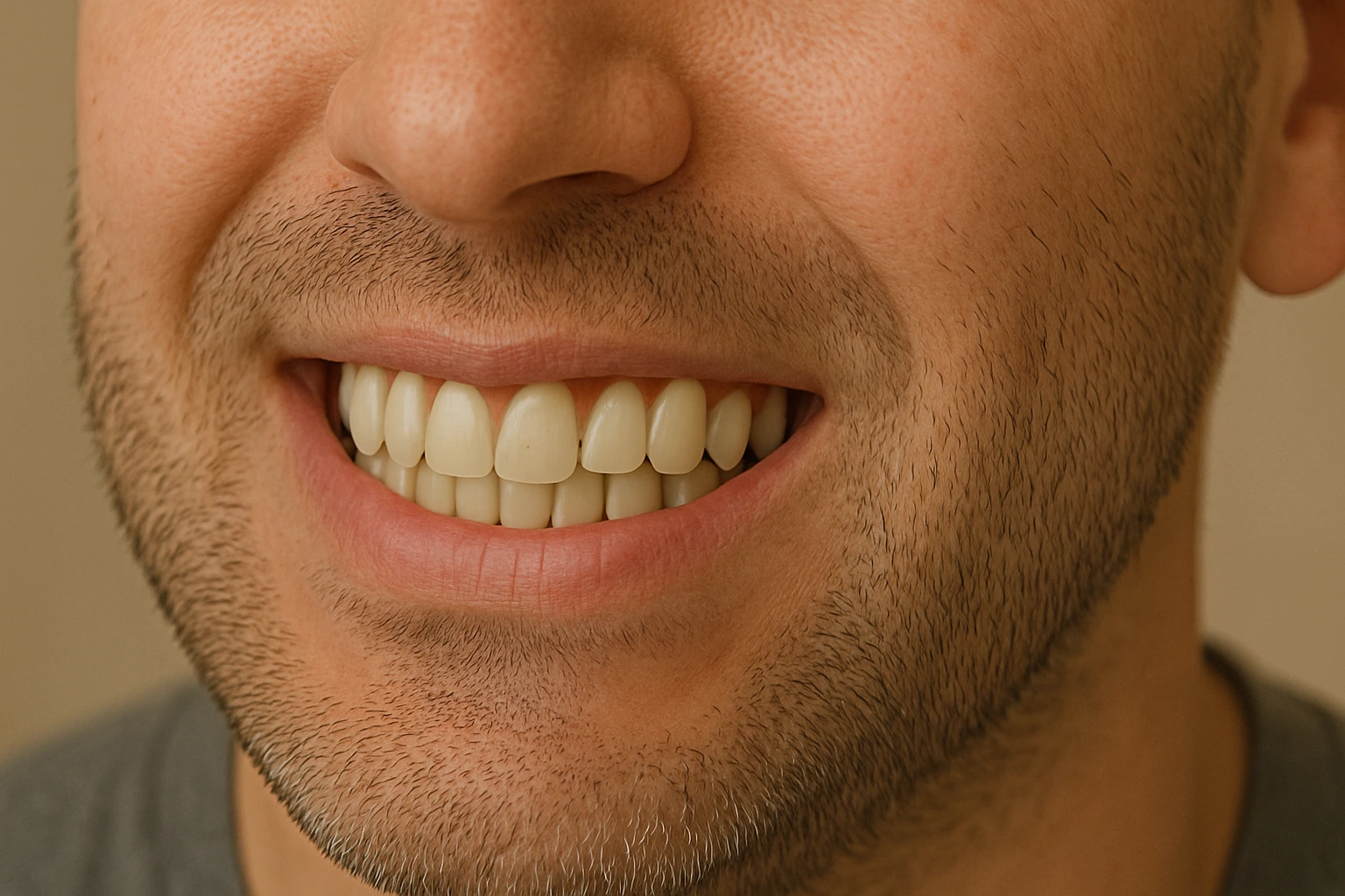 Voor en na tandbehandeling